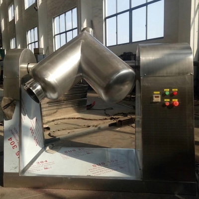 1.5-2.2KW वी टाइप पाउडर मिक्सर प्रोटीन कॉफी मिल्क पाउडर मिक्सिंग मशीन