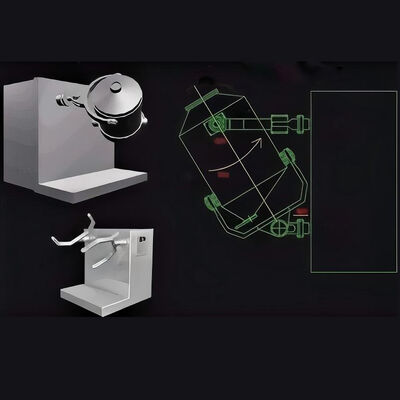 गुणवत्ता  GMP Compliant Three-Dimensional Powder Mixer for Chemical Nutraceutical and Cosmetic कारखाना