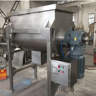 22kw स्टेनलेस स्टील रिबन मिक्सर रासायनिक पाउडर तरल के लिए बहुक्रियाशील: