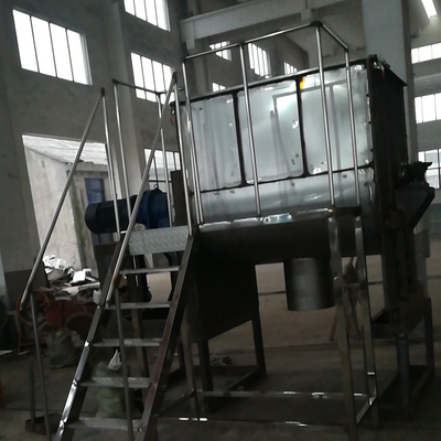 22kw स्टेनलेस स्टील रिबन मिक्सर रासायनिक पाउडर तरल के लिए बहुक्रियाशील: