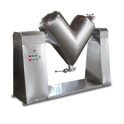 11KW स्पाइस हर्ब वी टाइप पाउडर मिक्सर ड्राई वेट लिक्विड पाउडर ब्लेंडिंग उपकरण