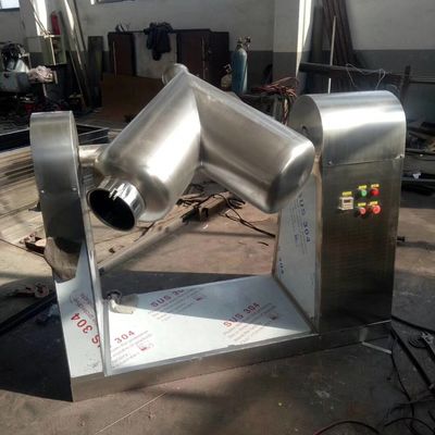 1.5m3 रासायनिक विटामिन वी आकार पाउडर मिक्सर 4-5.5KW मेडिसिन मिक्सिंग मशीन