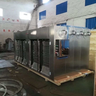 1500 किग्रा हॉट एयर सर्कुलेशन ओवन चीनी हर्बल सुखाने की मशीन 3660 * 2300 * 2000 मिमी