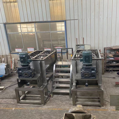 चीनी आटा के लिए सीई 1000 एल सूखे सब्जी का आटा रिबन मिक्सर वाणिज्यिक