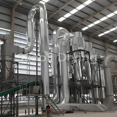 रासायनिक फार्मास्युटिकल ग्रेड सामग्री प्रसंस्करण के लिए औद्योगिक क्यूजी / एफजी वायवीय ड्रायर