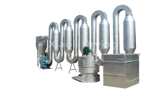 गर्मी के प्रति संवेदनशील सामग्रियों को तुरंत सुखाने के लिए क्यूजी एफजी श्रृंखला उच्च दक्षता वाला वायवीय फ्लैश ड्रायर