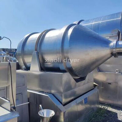 उर्वरक उद्योग के लिए 3000L 8kW बैच द्वि-आयामी मिक्सर मशीन