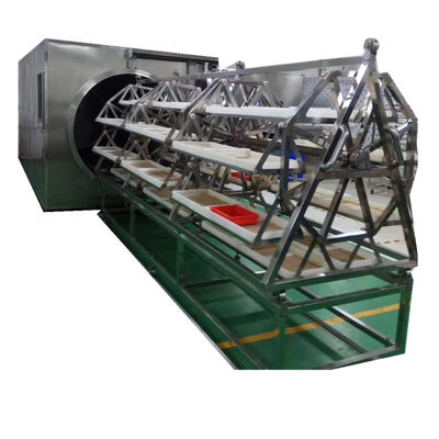 380V पीएलसी एचएमआई माइक्रोवेव वैक्यूम ड्रायर 48 किलोवाट कम तापमान सुखाने की मशीन