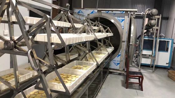 380V पीएलसी एचएमआई माइक्रोवेव वैक्यूम ड्रायर 48 किलोवाट कम तापमान सुखाने की मशीन