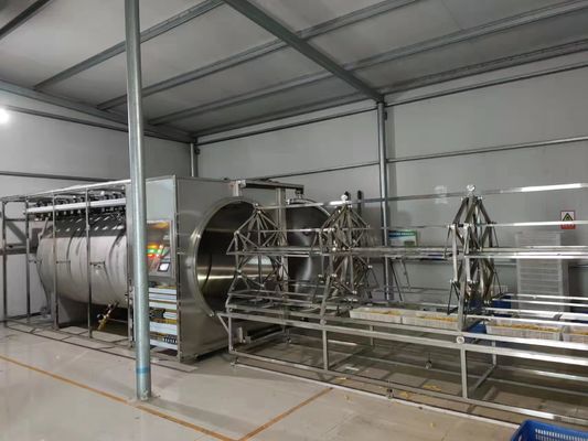 380V पीएलसी एचएमआई माइक्रोवेव वैक्यूम ड्रायर 48 किलोवाट कम तापमान सुखाने की मशीन