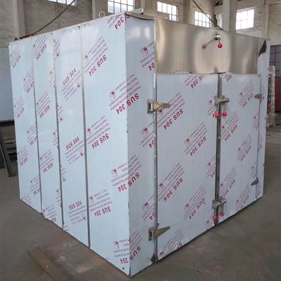 स्वनिर्धारित हॉट एयर ओवन ड्रायर चीनी दवा जड़ी बूटी सुखाने की मशीन 2.3 * 2.2 * 2m