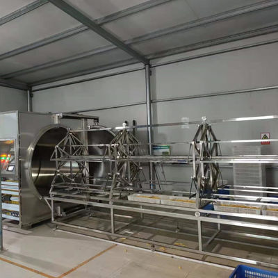 200-300 किग्रा / एच माइक्रोवेव वैक्यूम ड्रायर मशीन फार्मास्युटिकल सुखाने ओवन डीहाइड्रेटर