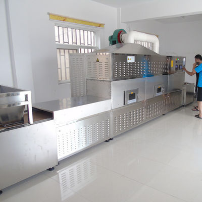 1000 मिमी बेल्ट सतत सुरंग ड्रायर माइक्रोवेव अजीवाणु औद्योगिक सुखाने की मशीन