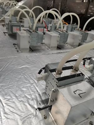 48-60 किग्रा / एच कावा पाउडर माइक्रोवेव सुरंग ओवन औद्योगिक सुखाने की मशीन