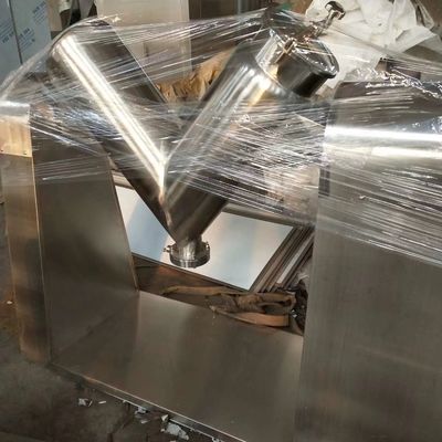 वी टाइप ड्राई पाउडर मिक्सर ब्लेंडर फूड स्पाइसेस पार्टिकल्स मसाला मिक्सिंग मशीन