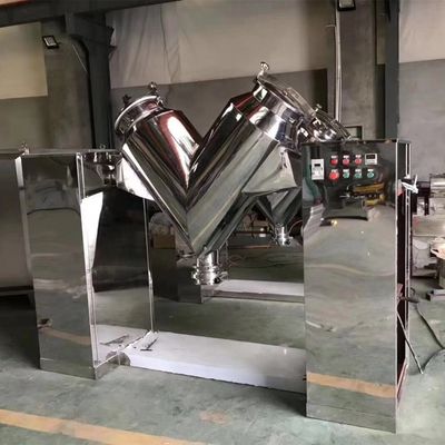 SUS304 वी प्रकार पाउडर मिक्सर मसाला Granules मिक्सिंग मशीन